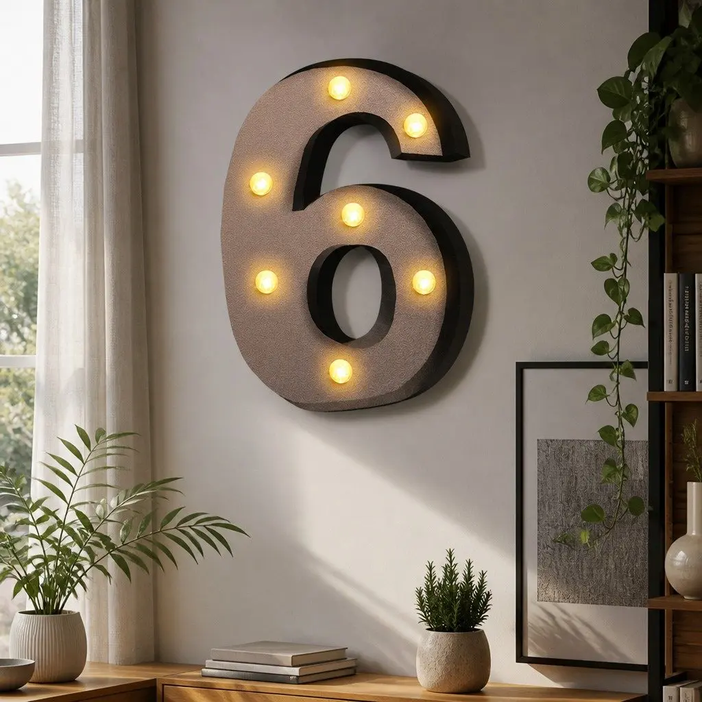 LED Metal Number Lights for Marquee Displays