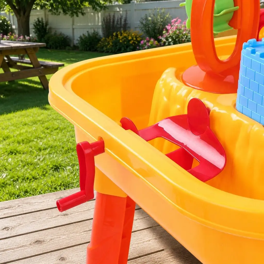 Sand and Water Table Play Set Non-toxic Plastic 62 x 43 x 53cm Multi-coloured