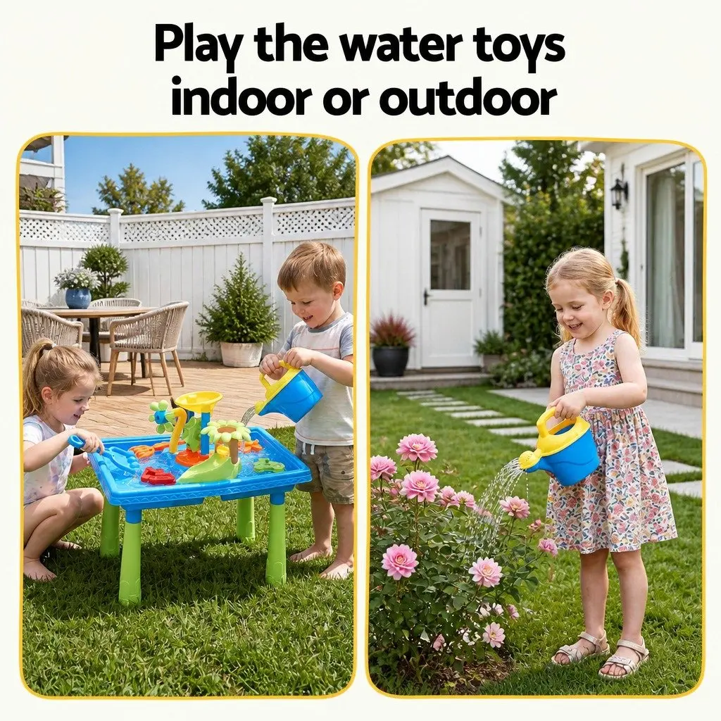 Ride-On Digger and Sand Water Table Set
