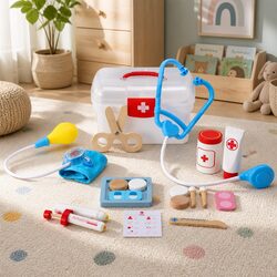 Colorful 16-Piece Kids Doctor Nurse Medical Play Set