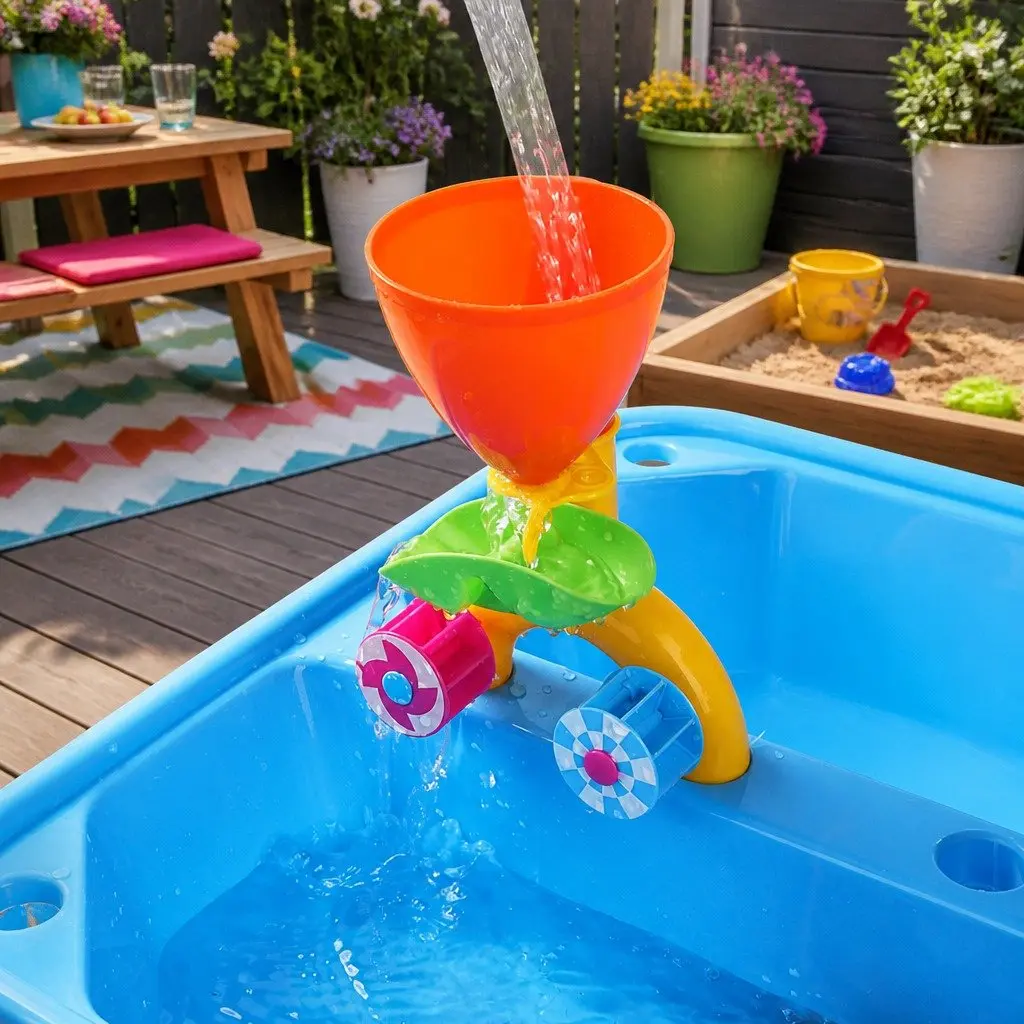 Sand and Water Table Non-toxic Plastic 48cm Multi-Coloured