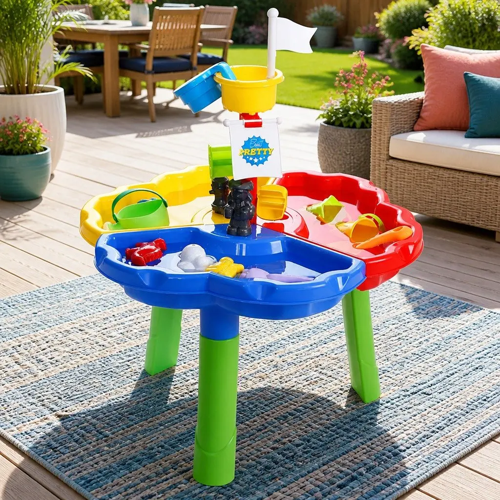 Kids Sand Water Table for Outdoor Fun