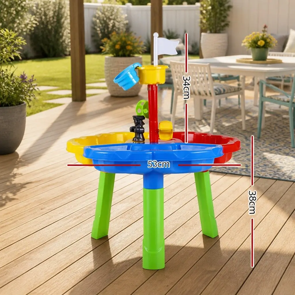 Kids Sand Water Table for Outdoor Fun
