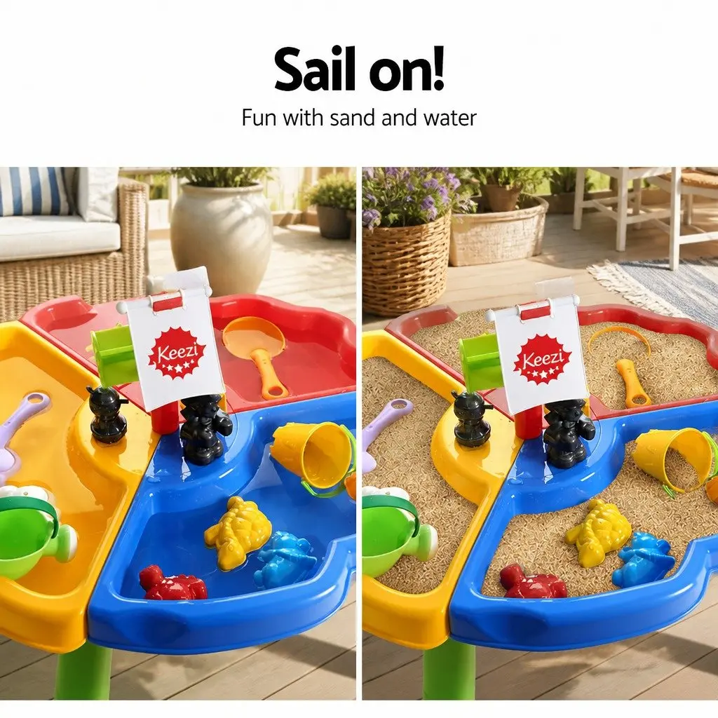 Kids Sand Water Table for Outdoor Fun