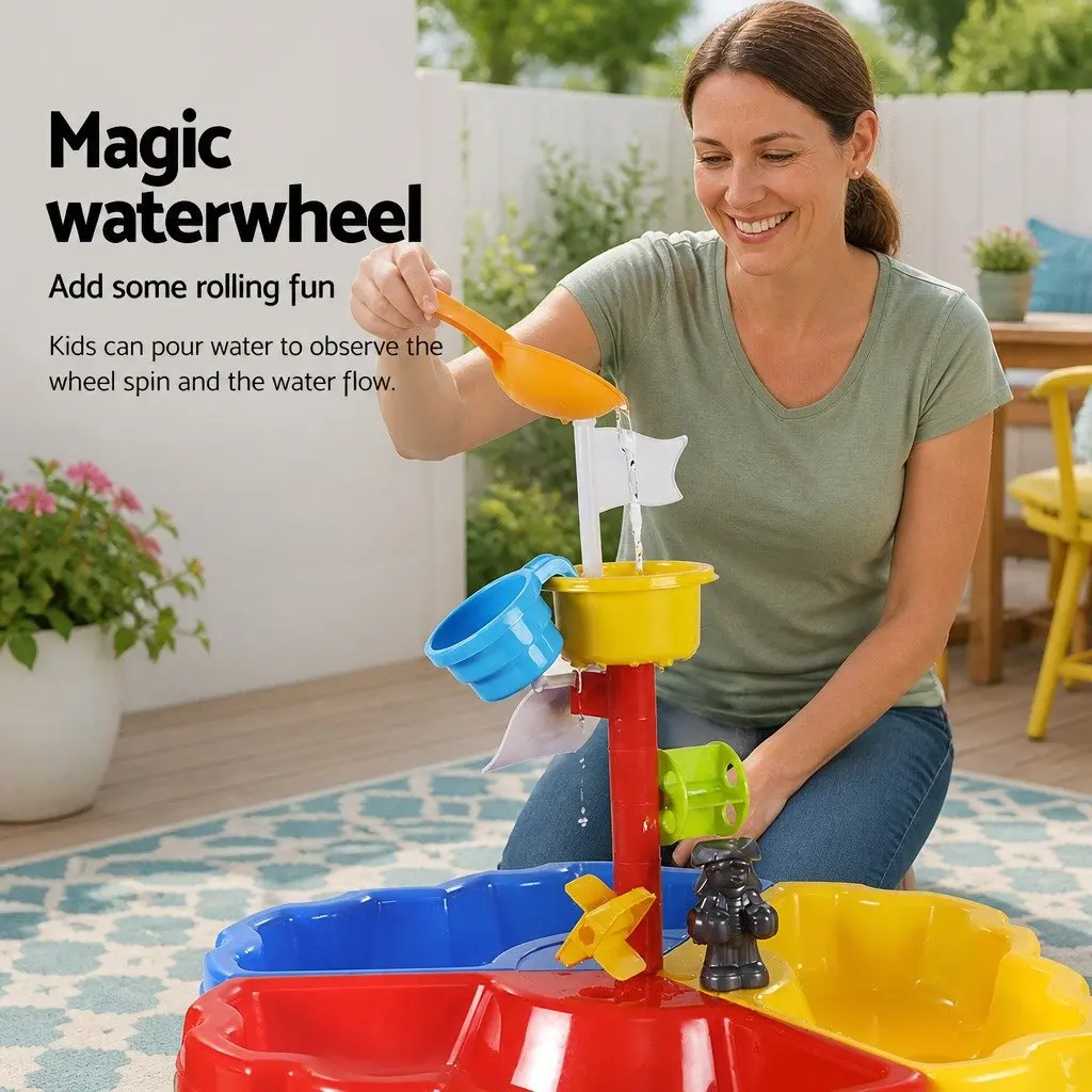 Kids Sand Water Table for Outdoor Fun