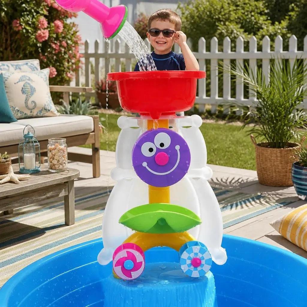 Pirate Ship Sand Water Table for Kids 3+ Years