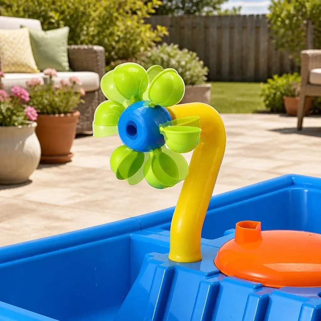 Kids Sand and Water Table Windmill Shovel Outdoor Sandpit Beach Play Toys Set