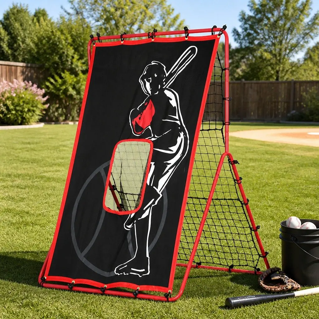 Baseball Pitching Net Target Rebound Training Aid