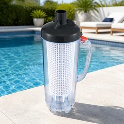 Pool Leaf Canister Cleaner Suction Catcher In-ground Swimming Pools Universal