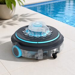 Premium Grey Robotic Pool Cleaner for Effortless Maintenance