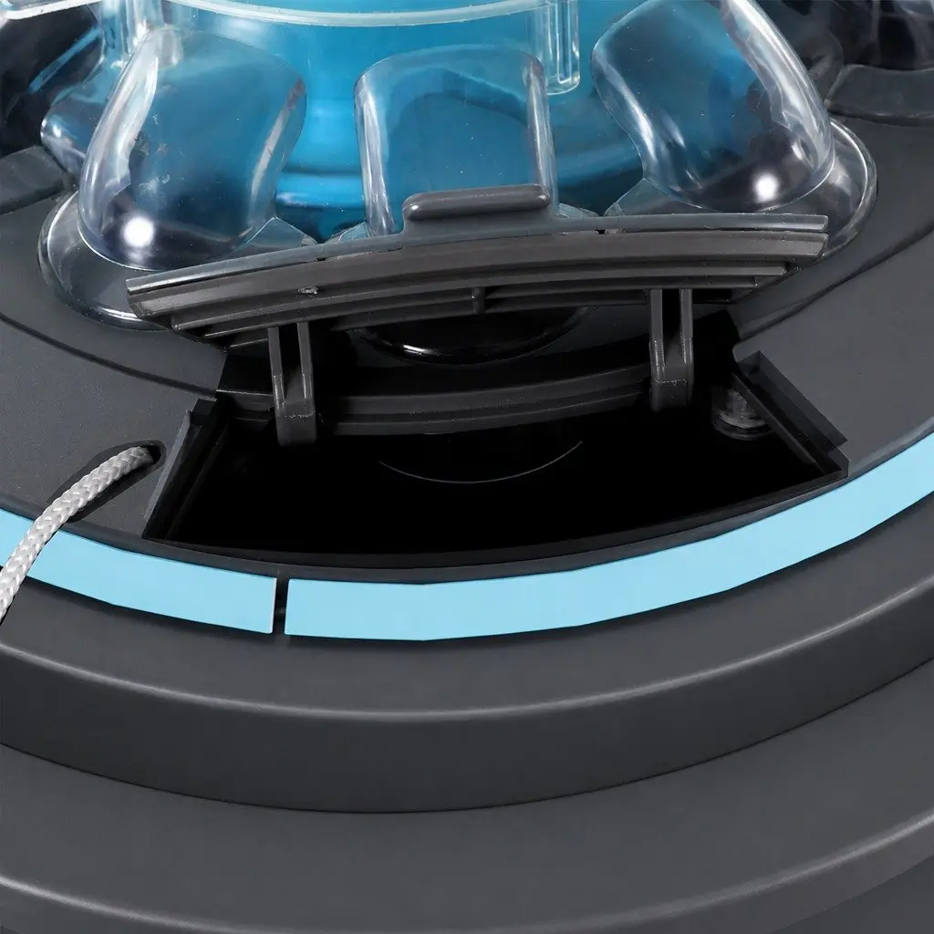 Robotic Pool Cleaner Automatic Vacuum Cordless Grey Swimming Pool Cleaner Robot