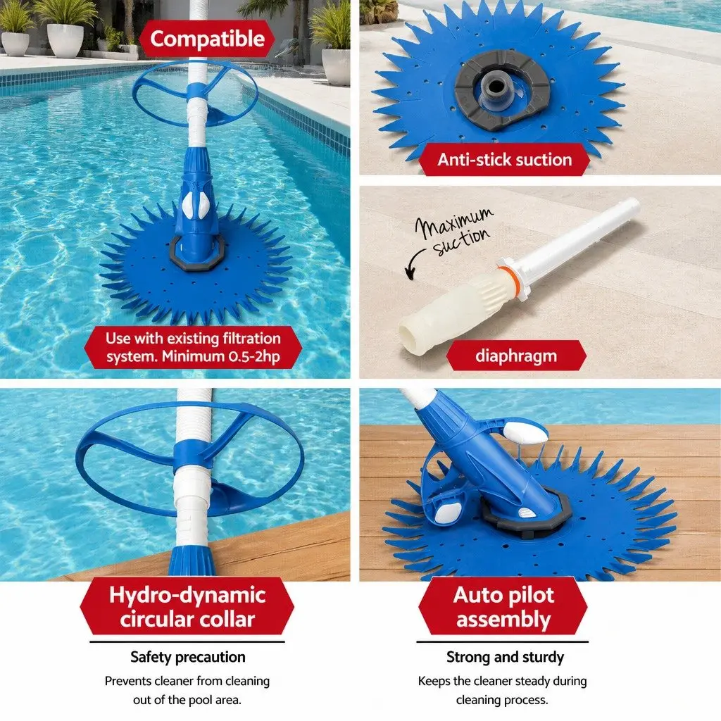 Automatic Pool Cleaner with 10M Hose