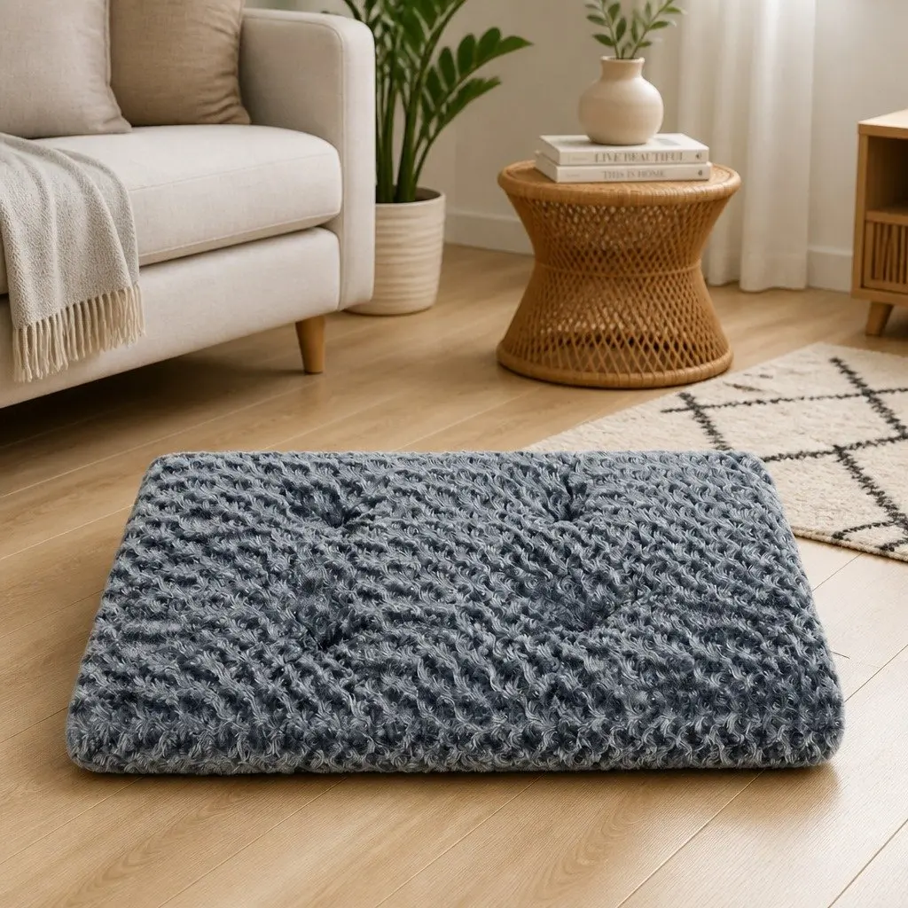 Plush Dog Bed for Comfort and Support