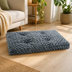 Plush Velvet Dog Bed for Calming Comfort