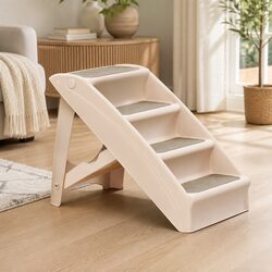 Foldable Indoor Pet Ramp for Small Dogs with Safety Features