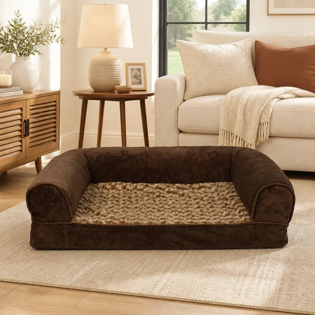 Orthopedic Pet Sofa Bed with Memory Foam