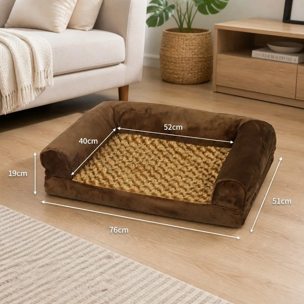 Orthopedic Pet Sofa Bed with Memory Foam