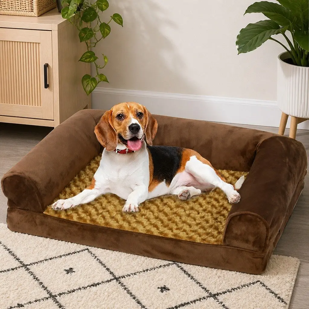 Orthopedic Pet Sofa Bed with Memory Foam