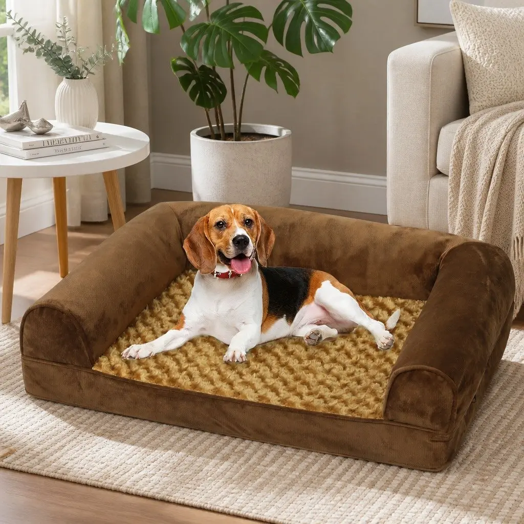 Orthopedic Pet Sofa Bed with Memory Foam