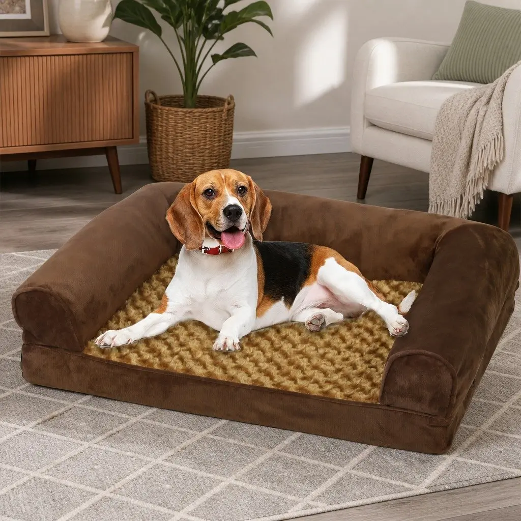 Orthopedic Pet Sofa Bed with Memory Foam
