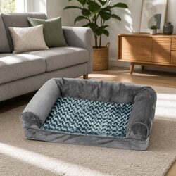 XXL Grey Dog Bed Sofa for Ultimate Comfort