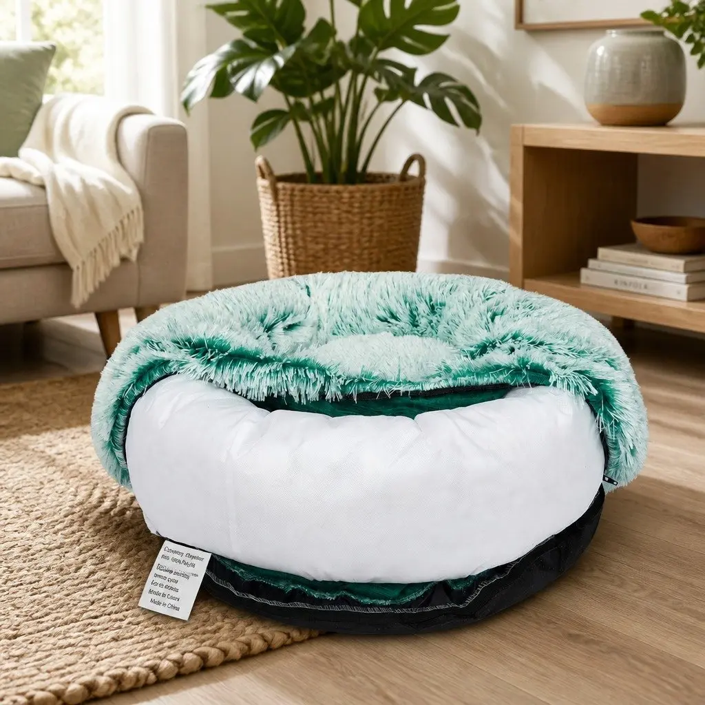Medium Teal Replacement Cover for Dog Calming Bed