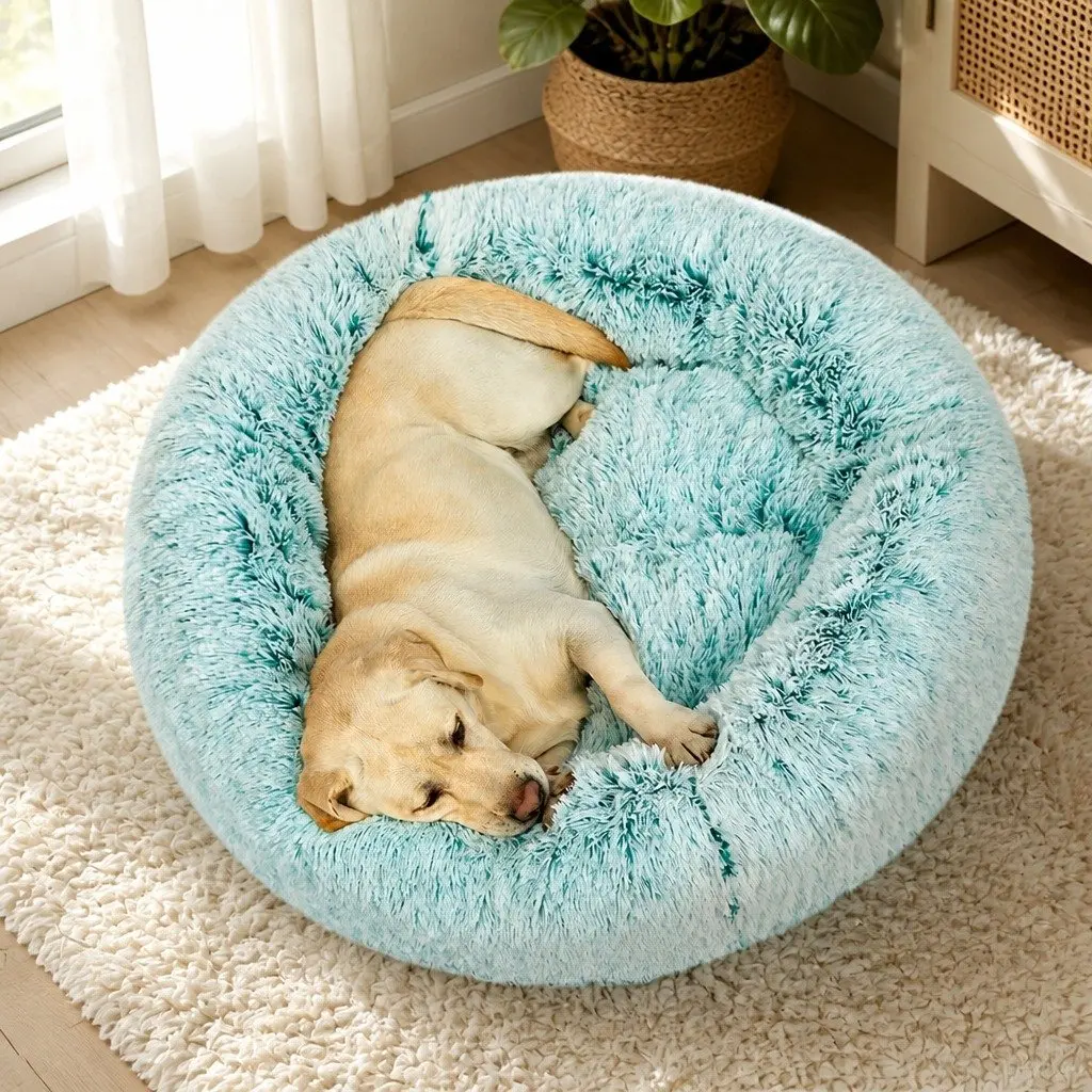 Medium Teal Replacement Cover for Dog Calming Bed