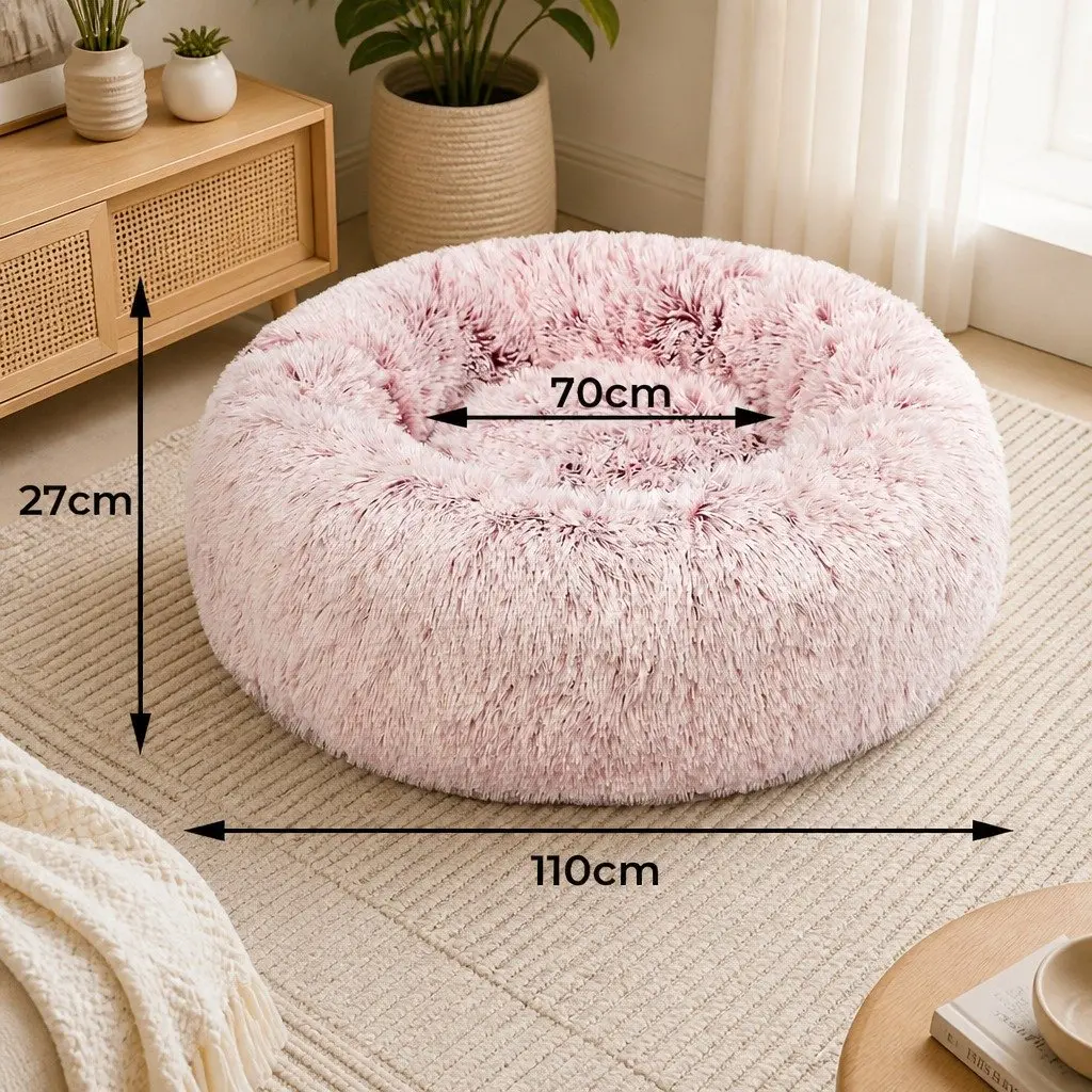 Replaceable Pet Bed Cover for XL Donut Shape