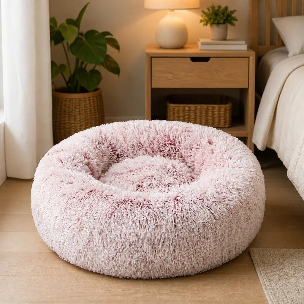 XX-Large Pink Replacement Cover for Dog Calming Bed