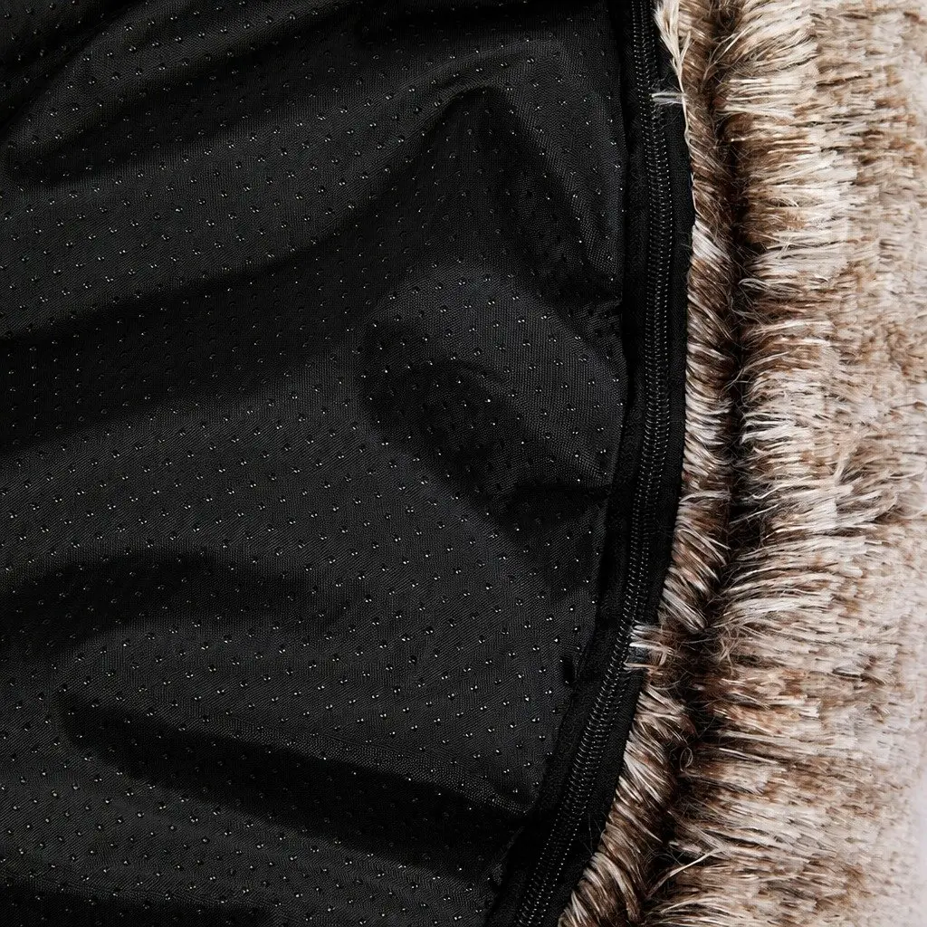 XXL Soft Warm Donut Pet Bed for Dogs and Cats