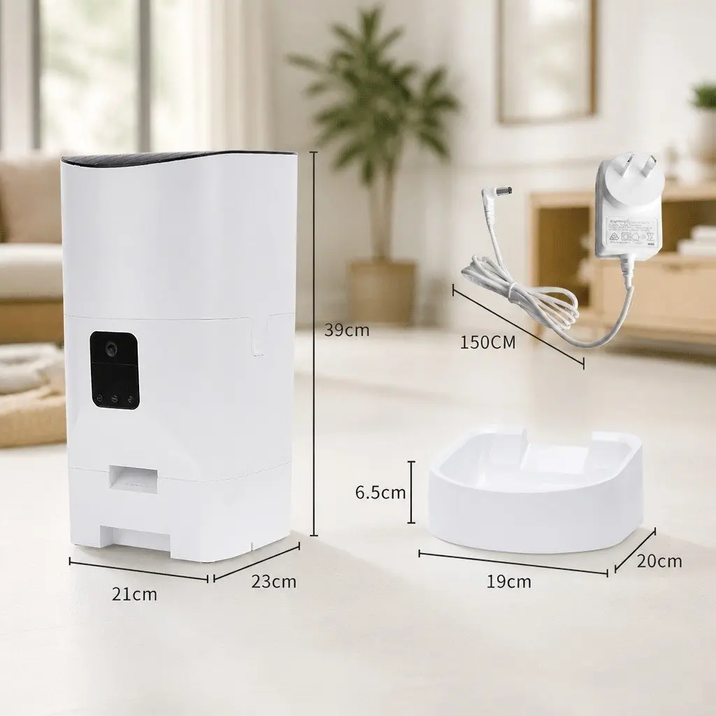 Automatic Pet Feeder with 1080P HD Camera for Pets