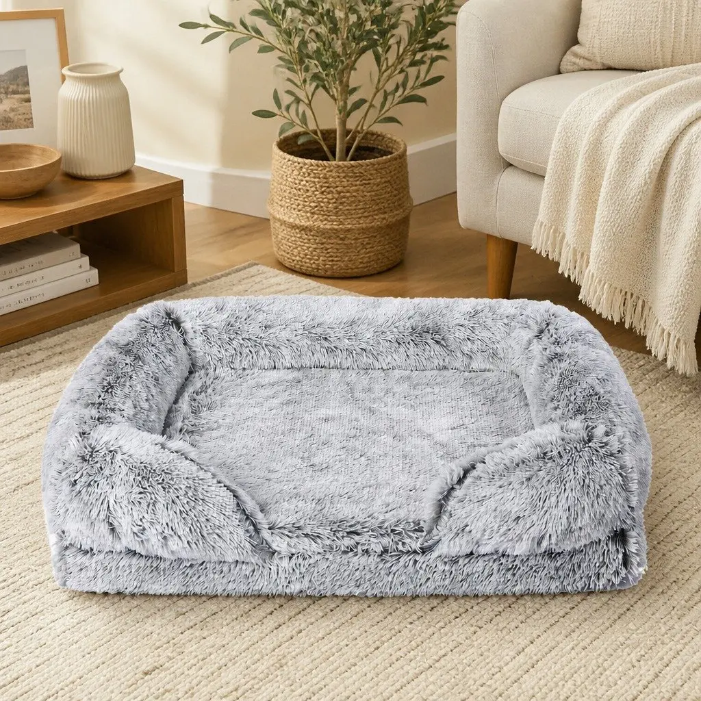 Supportive Orthopedic Dog Bed with Memory Foam