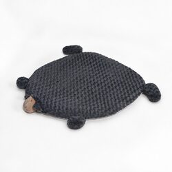 Large Calming Cushion Pet Bed with Squeaky Toys