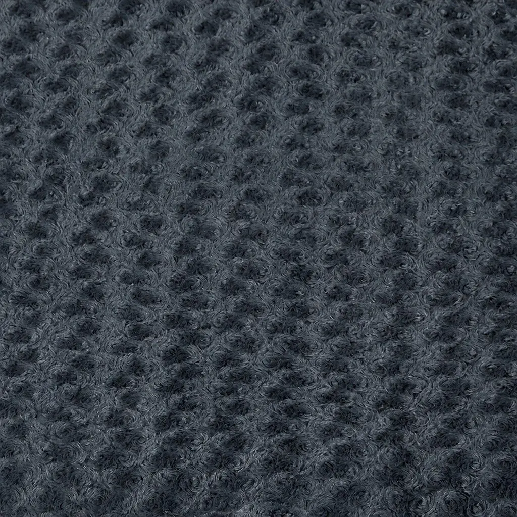 Pet Bed Plush Medium Charcoal Grey