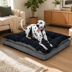 Large Memory Foam Pet Bed with Plush Calming Surface