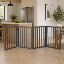 High-Quality Wooden Pet Gate for Safety and Style