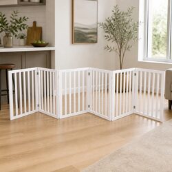 White Foldable Dog Fence for Safety and Security