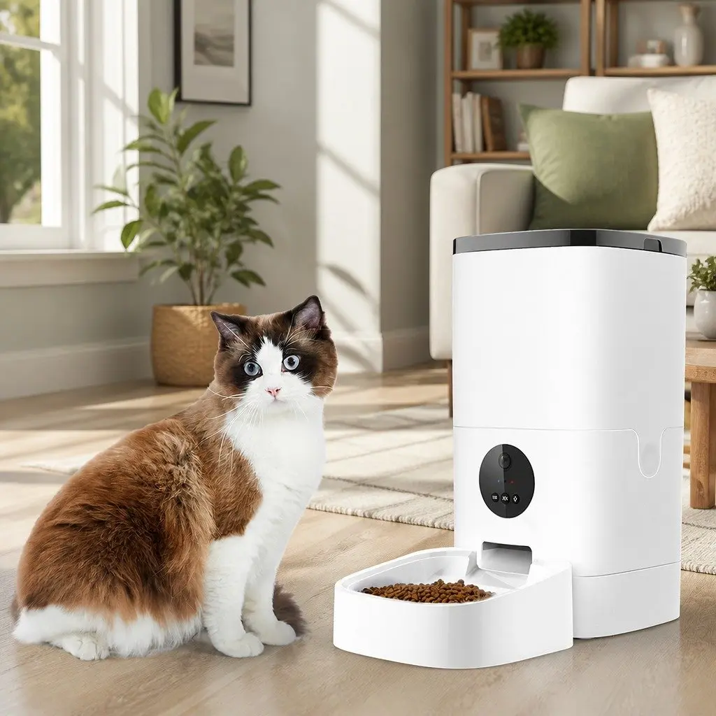 Pet Feeder 6L with HD Camera & Audio
