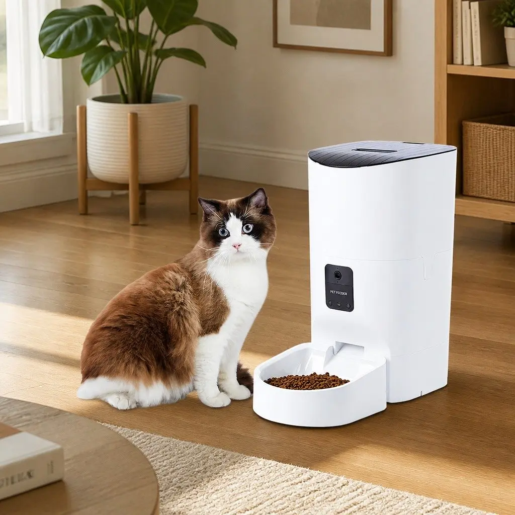 Pet Feeder 6L with HD Camera & Audio