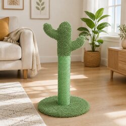 Durable Cactus Cat Tree with Sisal Rope for Scratching