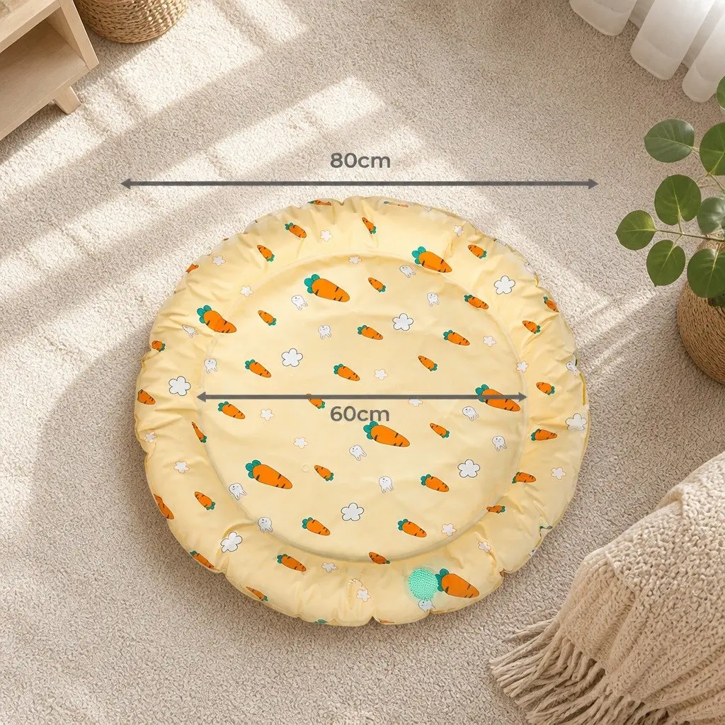 Pet Bed Cool Gel Mat PVC PP Cotton Large Lightweight Portable
