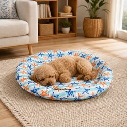 Self-Cooling Gel Mat for Pets with Side Bolster
