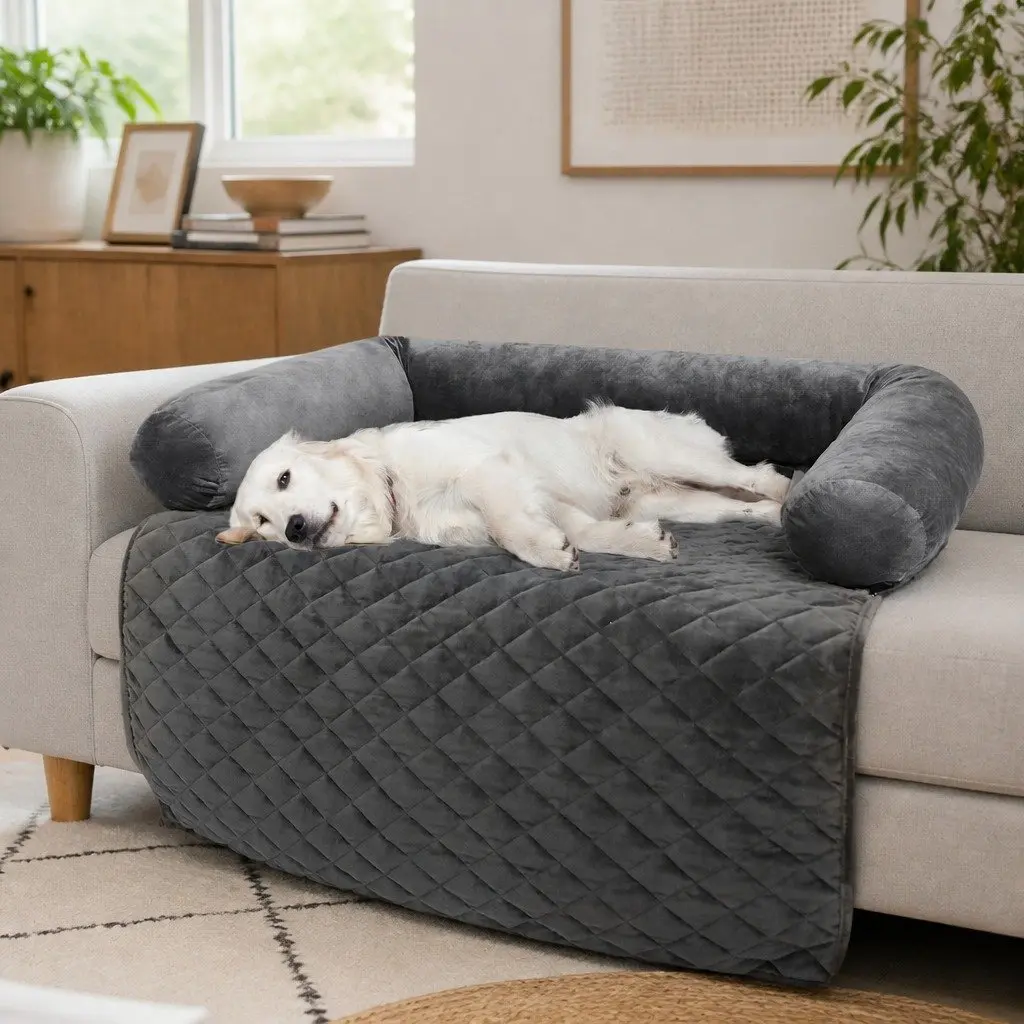 Pet Sofa Cover Dog Medium Furniture Protector Anti-slip Washable Cushion