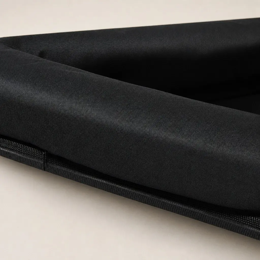 Elevated Pet Bed Steel Large Black Outdoor Indoor Raised Trampoline Mesh