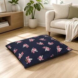 Durable Large Dog Calming Bed with Washable Cover