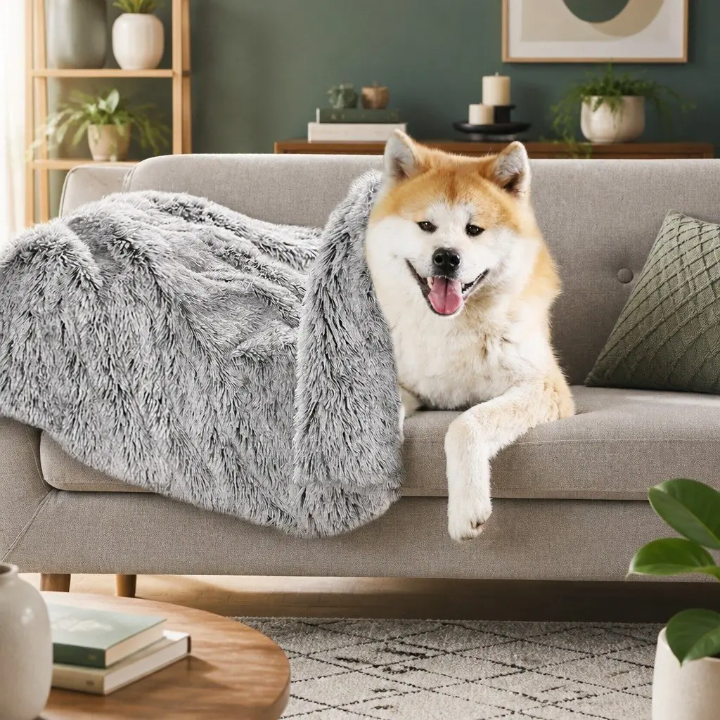 Pet Blanket Polyester 127cm x 100cm Charcoal