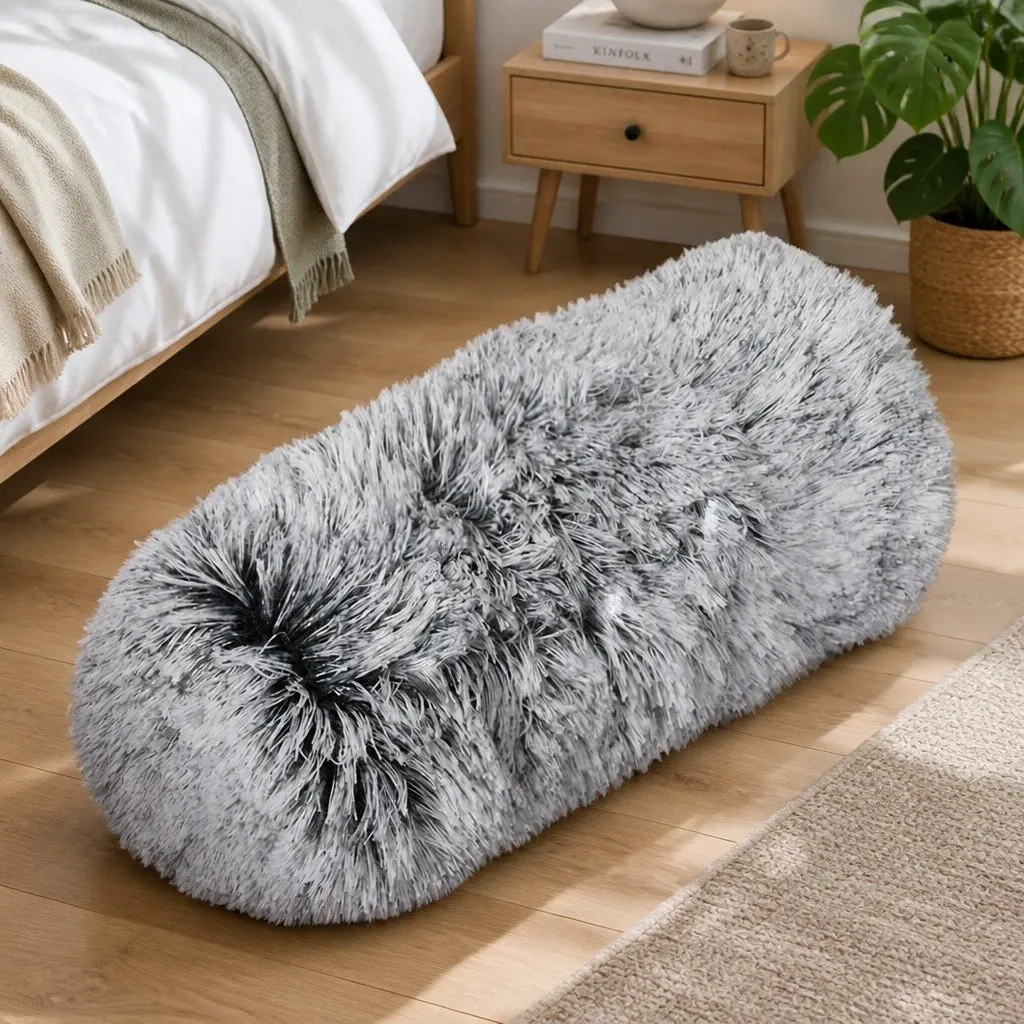Dog Bed Memory Foam Large Charcoal Removable Cover
