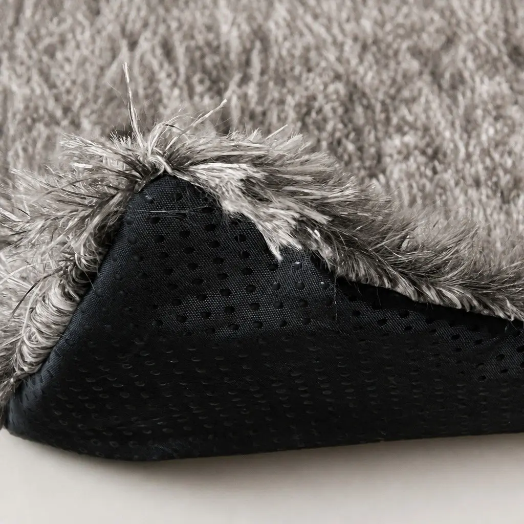 Memory Foam Pet Bed Cushion Large Charcoal