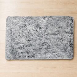 Plush Charcoal Pet Bed Cover Small for Easy Care