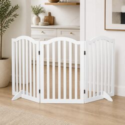 Premium Wooden Pet Gate for Indoor & Outdoor Use